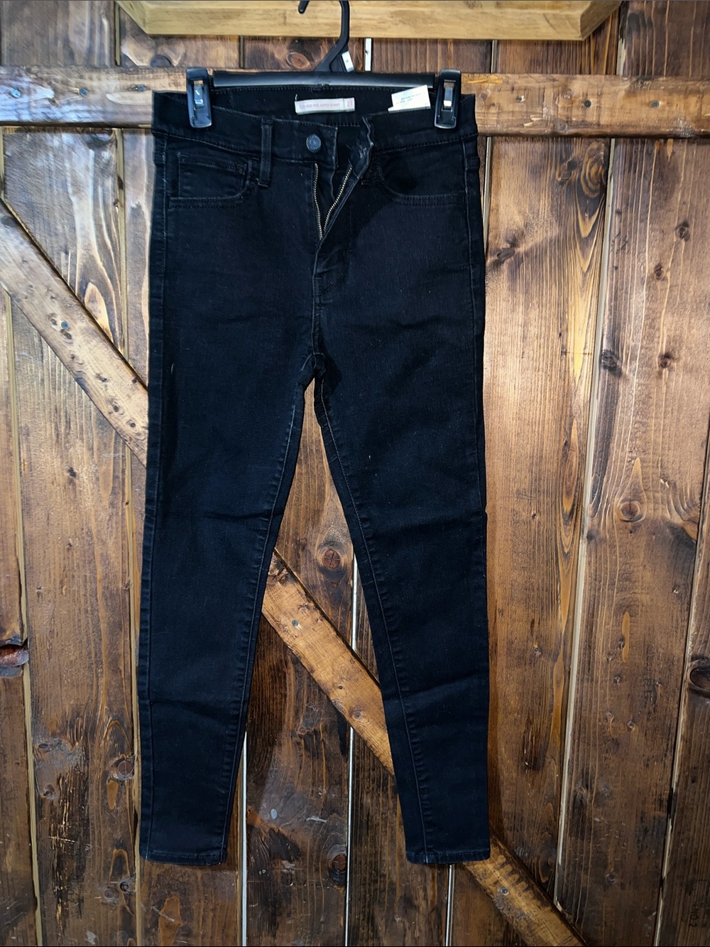 Levi's Black Skinny High-Rise Jeans